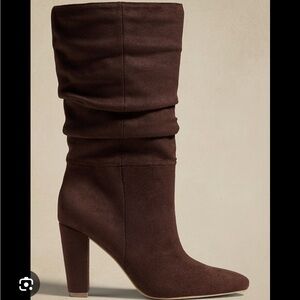 Brown Suede Slouchy Women's Boots